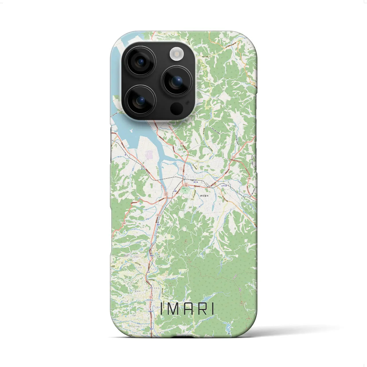 【伊万里（佐賀県）】地図柄iPhoneケース（バックカバータイプ）