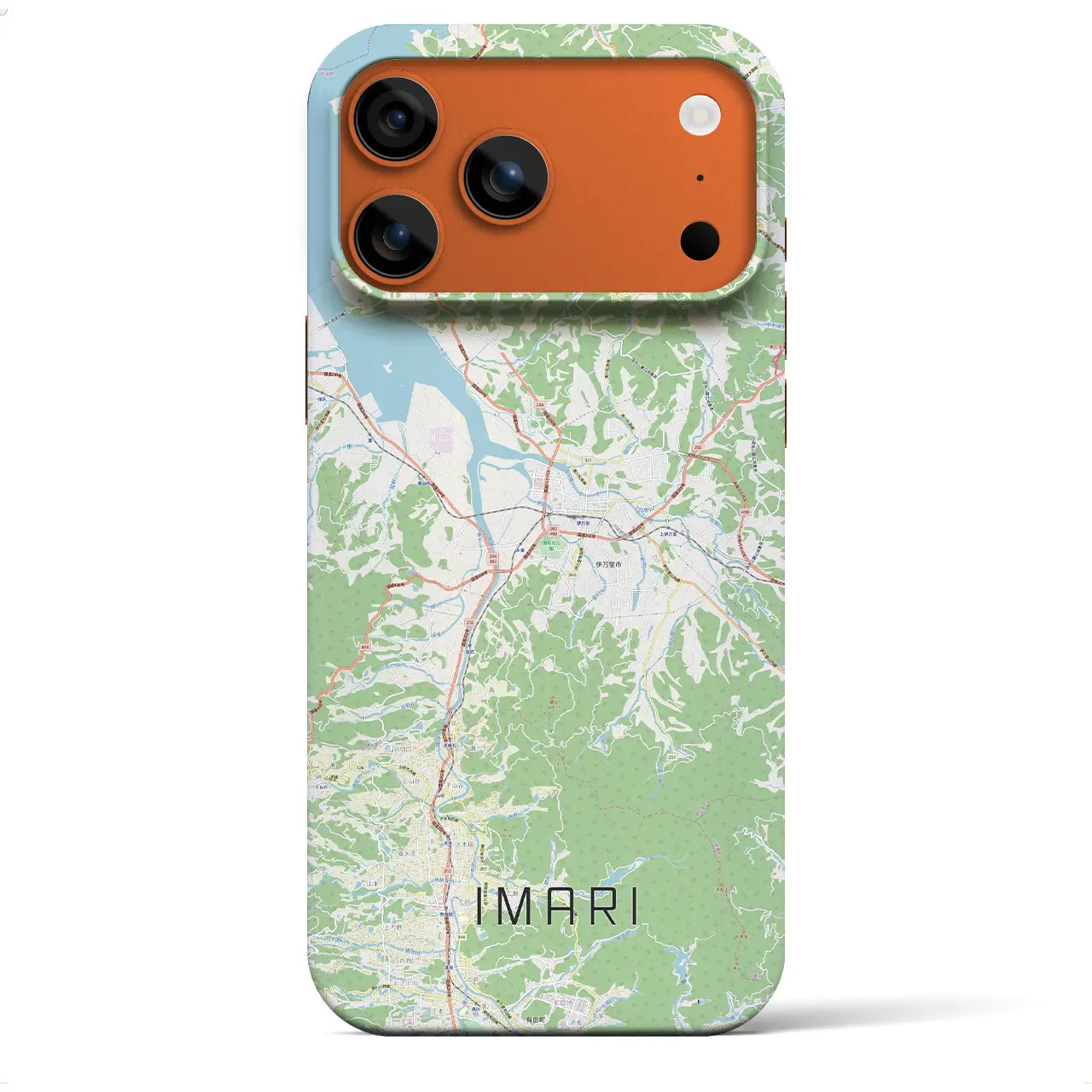 【伊万里（佐賀県）】地図柄iPhoneケース（バックカバータイプ）
