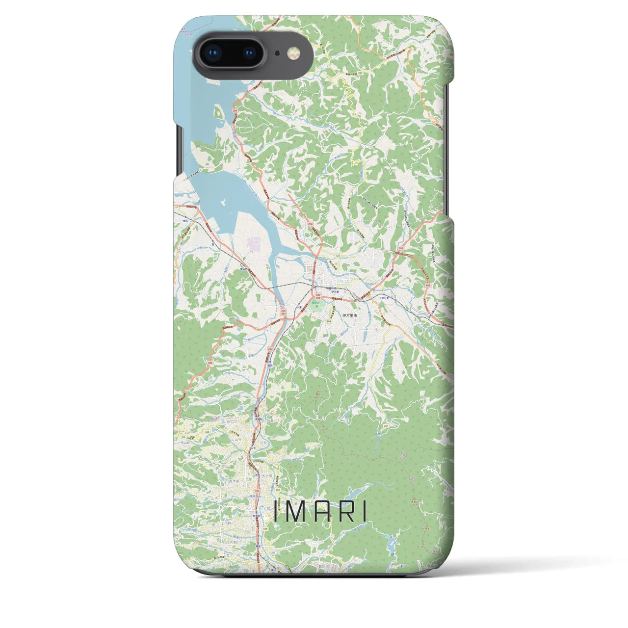 【伊万里（佐賀県）】地図柄iPhoneケース（バックカバータイプ）