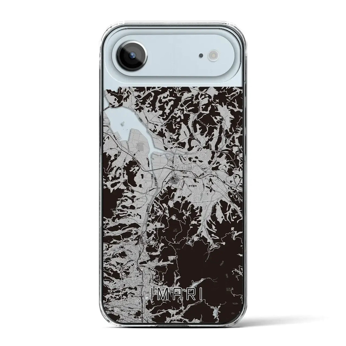 【伊万里（佐賀県）】地図柄iPhoneケース（クリアタイプ）モノトーン・iPhone 17 Pro Max 用