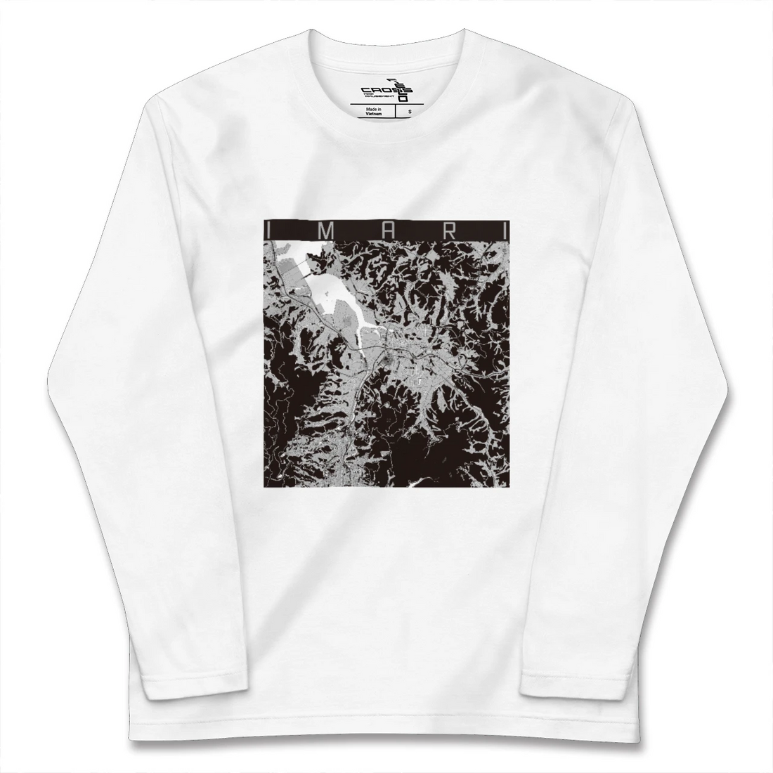 【伊万里(佐賀県)】地図柄ロングスリーブTシャツ