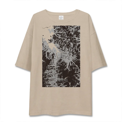 【伊万里（佐賀県）】地図柄ビッグシルエットTシャツ