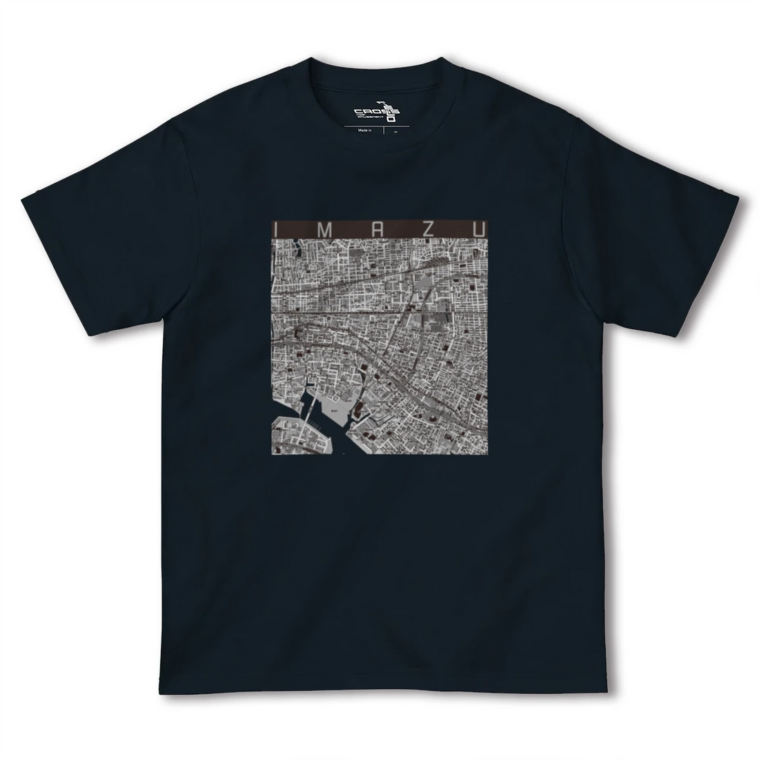 【今津（兵庫県）】地図柄ヘビーウェイトTシャツ