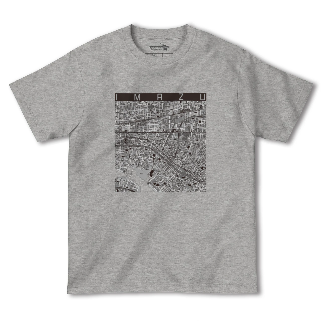 【今津（兵庫県）】地図柄ヘビーウェイトTシャツ