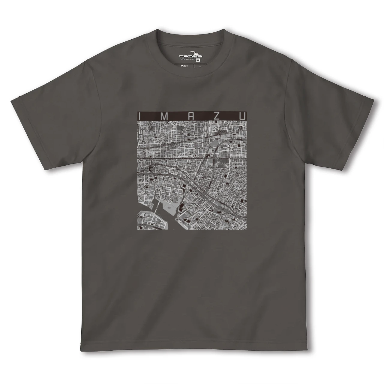 【今津（兵庫県）】地図柄ヘビーウェイトTシャツ