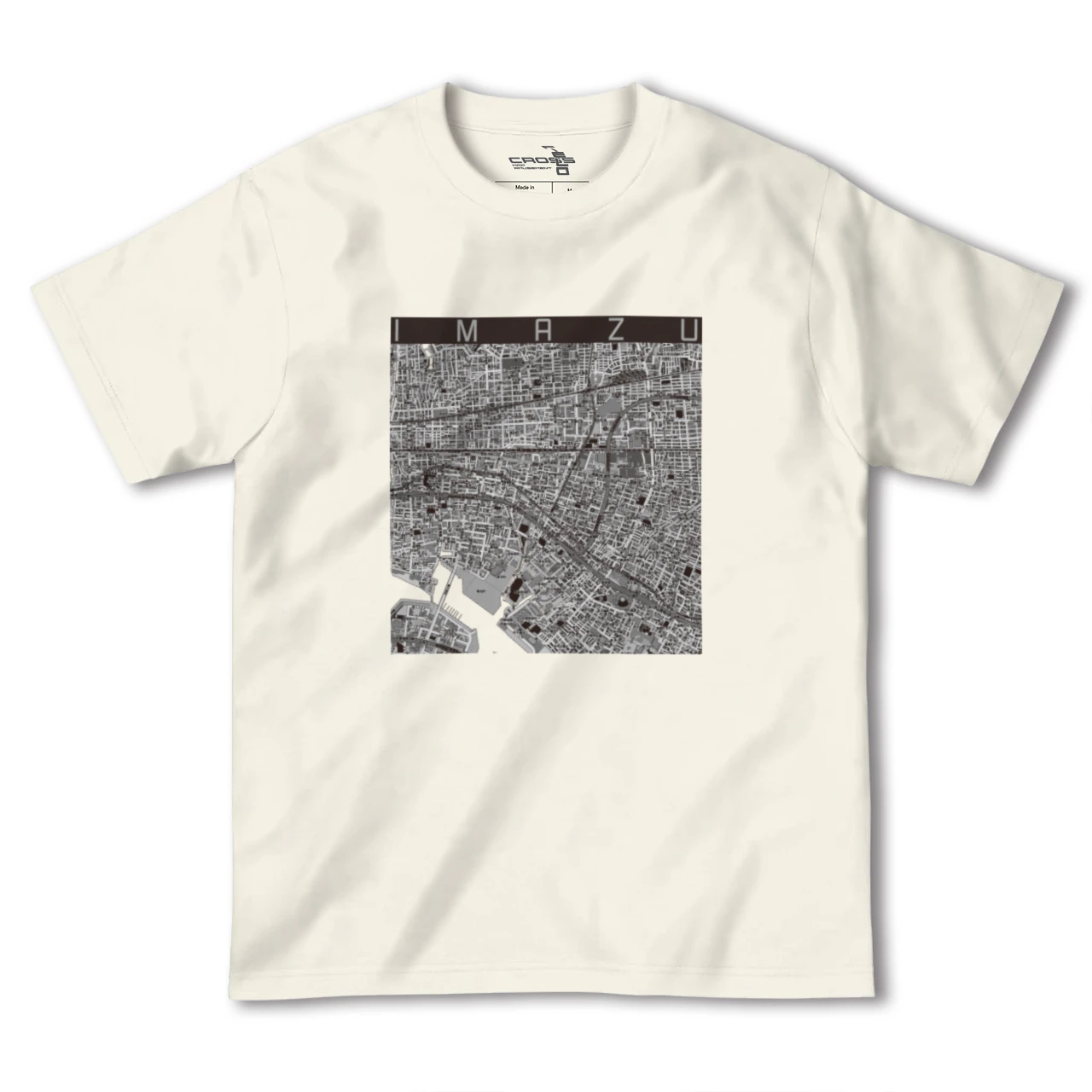 【今津（兵庫県）】地図柄ヘビーウェイトTシャツ