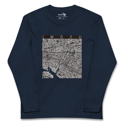 【今津（兵庫県）】地図柄ロングスリーブTシャツ