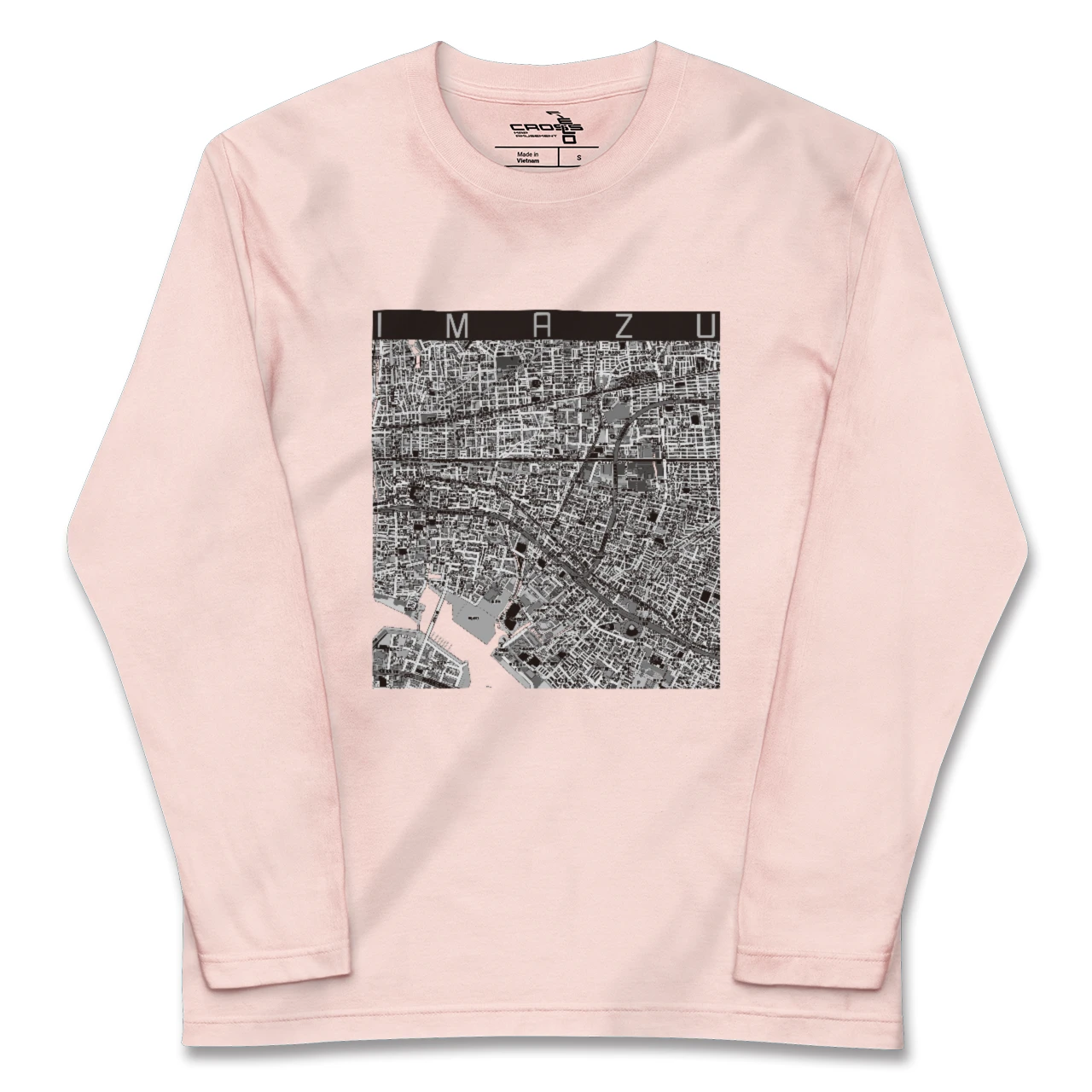 【今津（兵庫県）】地図柄ロングスリーブTシャツ