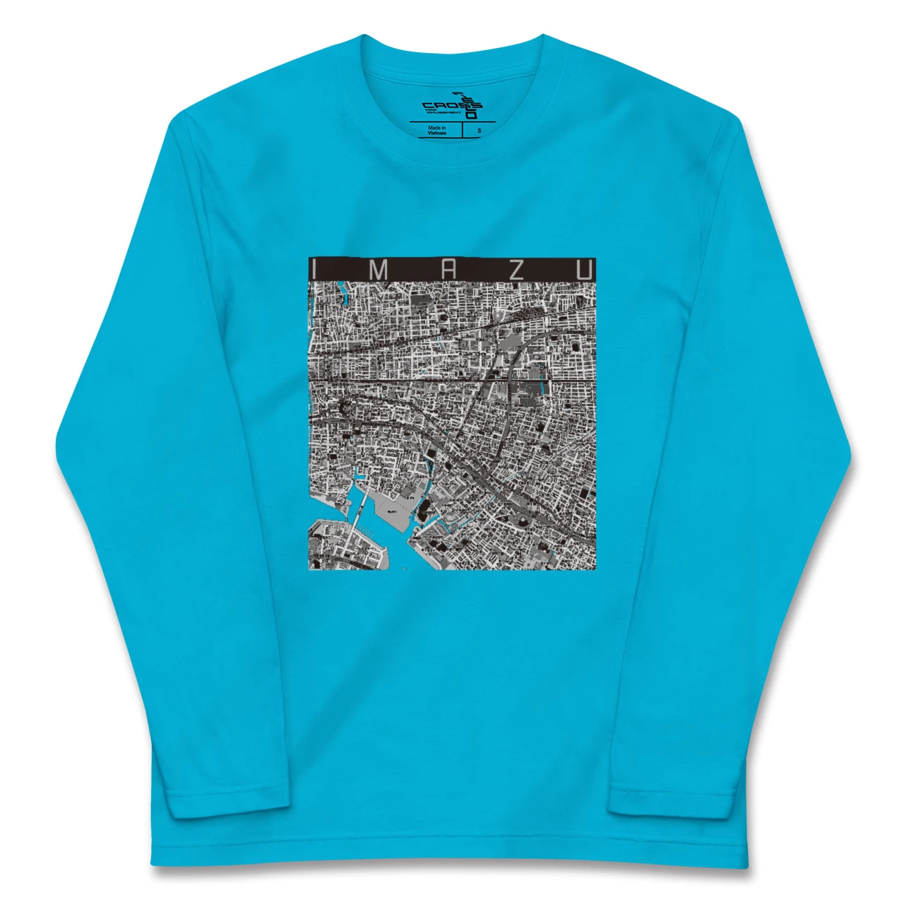 【今津（兵庫県）】地図柄ロングスリーブTシャツ