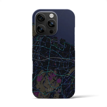 【射水（富山県）】地図柄iPhoneケース（バックカバータイプ）