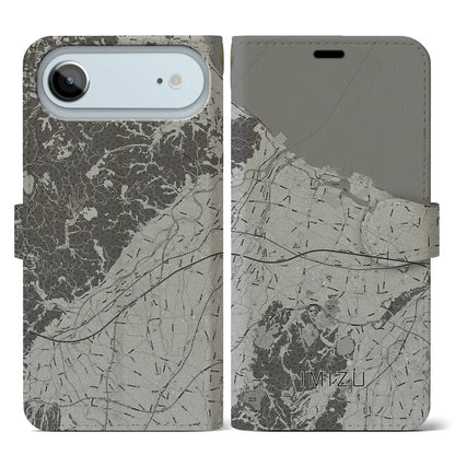 【射水（富山県）】地図柄iPhoneケース（手帳タイプ）