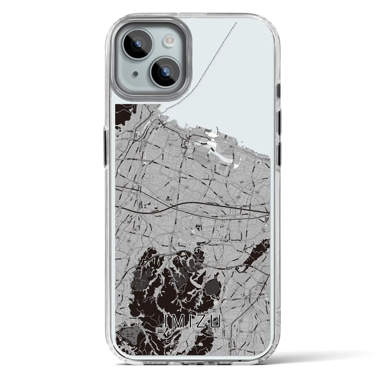 【射水（富山県）】地図柄iPhoneケース（MagSafeタイプ）