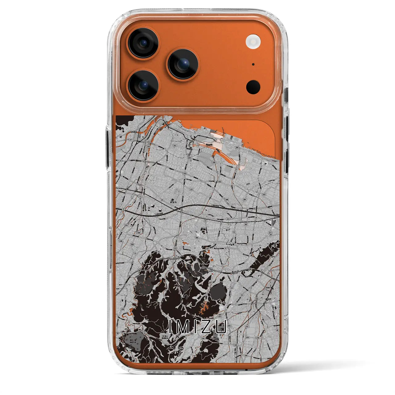 【射水（富山県）】地図柄iPhoneケース（MagSafeタイプ）