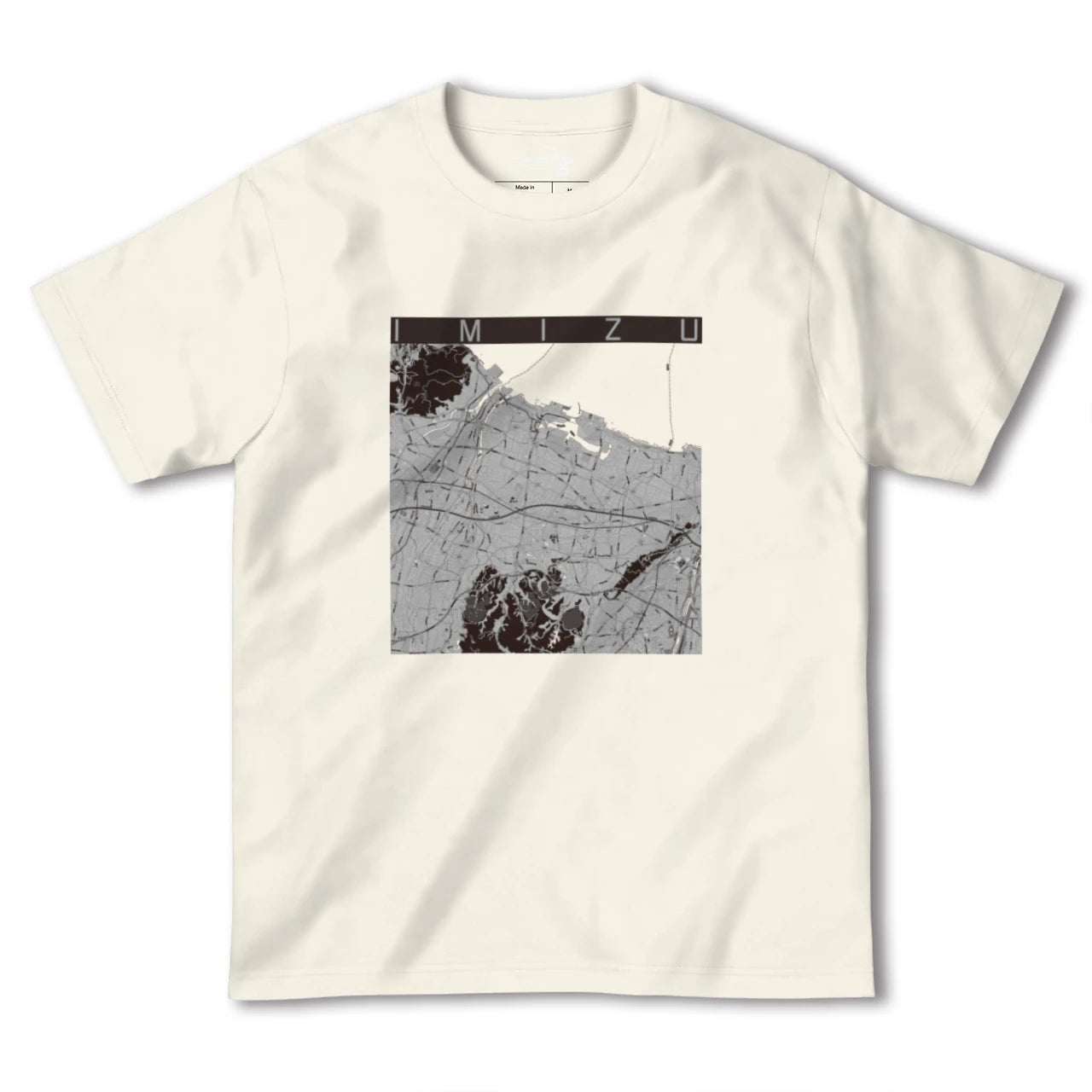 【射水（富山県）】地図柄ヘビーウェイトTシャツ