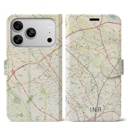 【伊奈（埼玉県）】地図柄iPhoneケース（手帳タイプ）