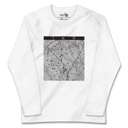 【伊奈（埼玉県）】地図柄ロングスリーブTシャツ