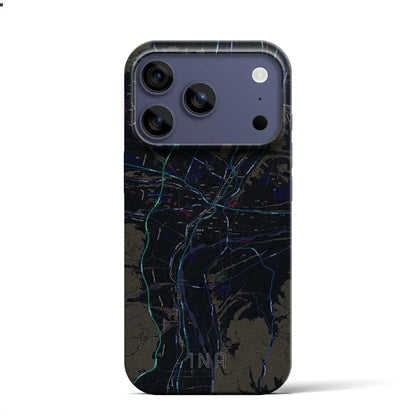 【伊那（長野県）】地図柄iPhoneケース（バックカバータイプ）