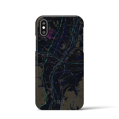 【伊那（長野県）】地図柄iPhoneケース（バックカバータイプ）