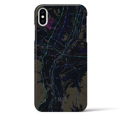 【伊那（長野県）】地図柄iPhoneケース（バックカバータイプ）