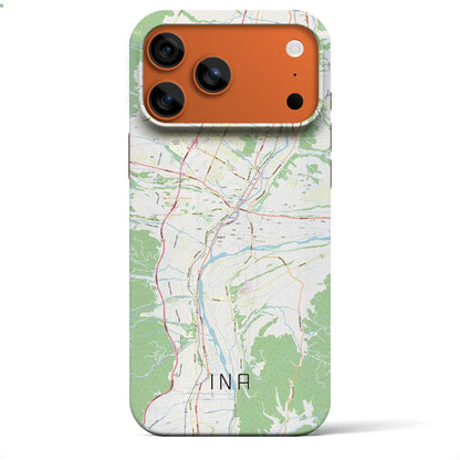 【伊那（長野県）】地図柄iPhoneケース（バックカバータイプ）