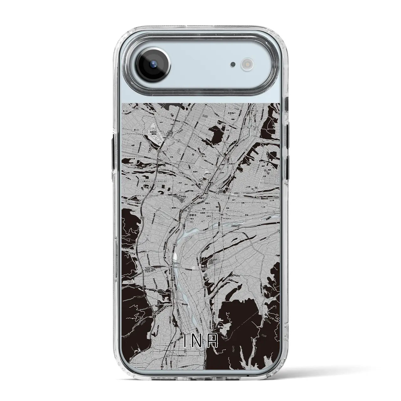 【伊那（長野県）】地図柄iPhoneケース（MagSafeタイプ）