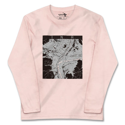 【伊那（長野県）】地図柄ロングスリーブTシャツ