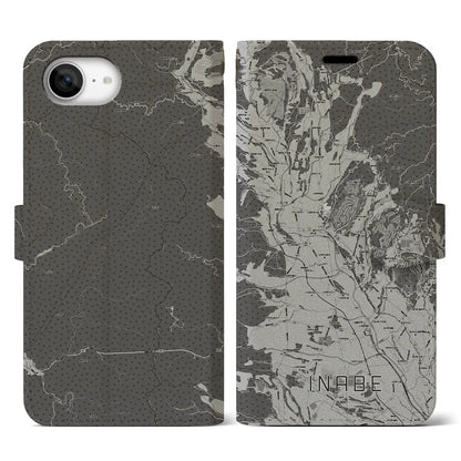 【いなべ（三重県）】地図柄iPhoneケース（手帳タイプ）