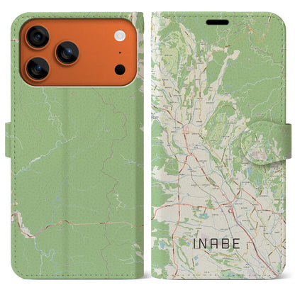 【いなべ（三重県）】地図柄iPhoneケース（手帳タイプ）