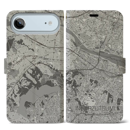 【稲田堤（神奈川県）】地図柄iPhoneケース（手帳タイプ）