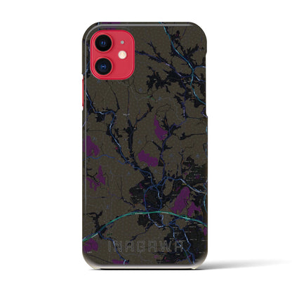 【猪名川（兵庫県）】地図柄iPhoneケース（バックカバータイプ）