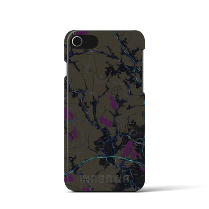 【猪名川（兵庫県）】地図柄iPhoneケース（バックカバータイプ）