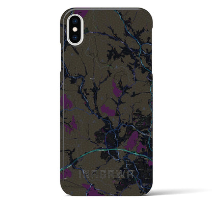 【猪名川（兵庫県）】地図柄iPhoneケース（バックカバータイプ）