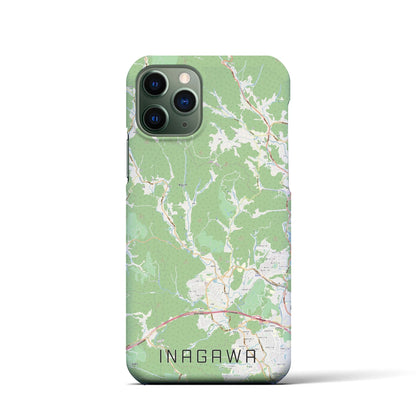 【猪名川（兵庫県）】地図柄iPhoneケース（バックカバータイプ）