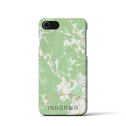 【猪名川（兵庫県）】地図柄iPhoneケース（バックカバータイプ）