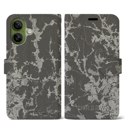 【猪名川（兵庫県）】地図柄iPhoneケース（手帳タイプ）