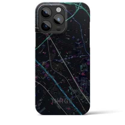 【稲毛（千葉県）】地図柄iPhoneケース（バックカバータイプ）