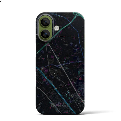 【稲毛（千葉県）】地図柄iPhoneケース（バックカバータイプ）