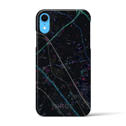 【稲毛（千葉県）】地図柄iPhoneケース（バックカバータイプ）