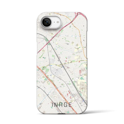 【稲毛（千葉県）】地図柄iPhoneケース（バックカバータイプ）