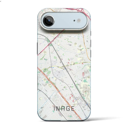 【稲毛（千葉県）】地図柄iPhoneケース（バックカバータイプ）