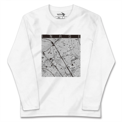 【稲毛（千葉県）】地図柄ロングスリーブTシャツ