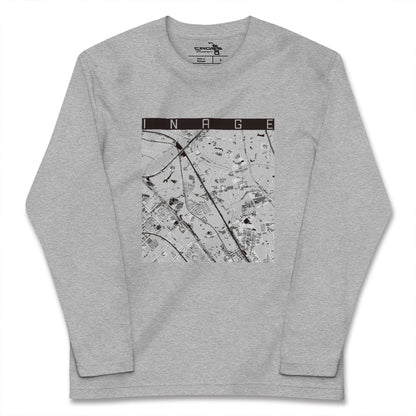 【稲毛（千葉県）】地図柄ロングスリーブTシャツ