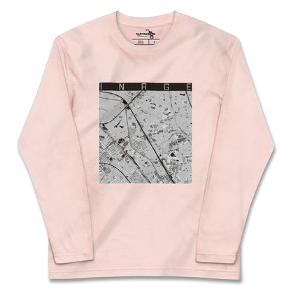 【稲毛（千葉県）】地図柄ロングスリーブTシャツ