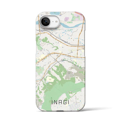 【稲城（東京都）】地図柄iPhoneケース（バックカバータイプ）