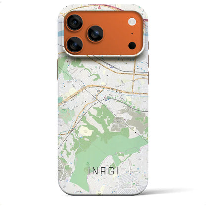 【稲城（東京都）】地図柄iPhoneケース（バックカバータイプ）