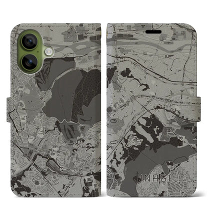 【稲城（東京都）】地図柄iPhoneケース（手帳タイプ）