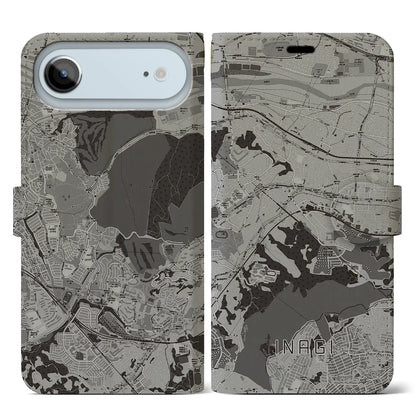 【稲城（東京都）】地図柄iPhoneケース（手帳タイプ）