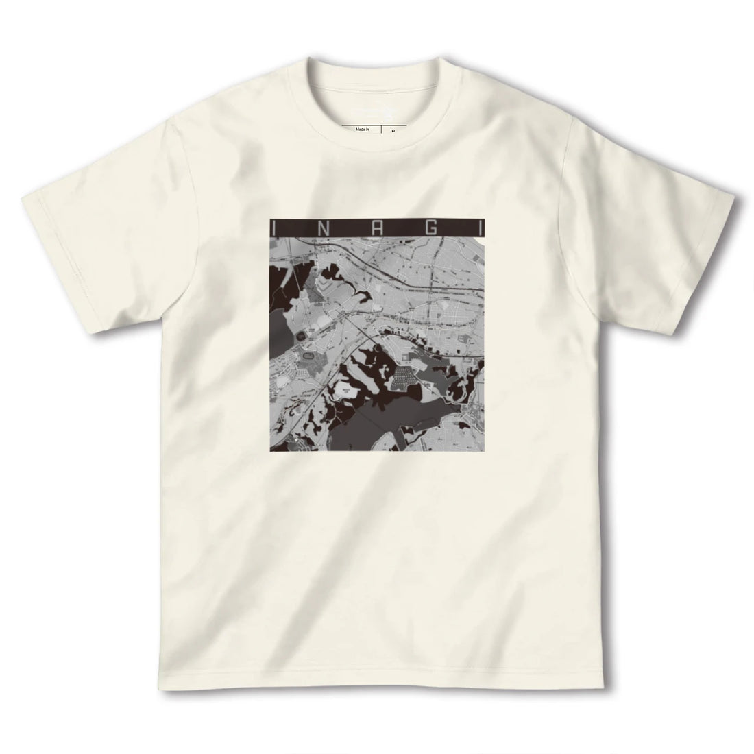 【稲城(東京都)】地図柄ヘビーウェイトTシャツ