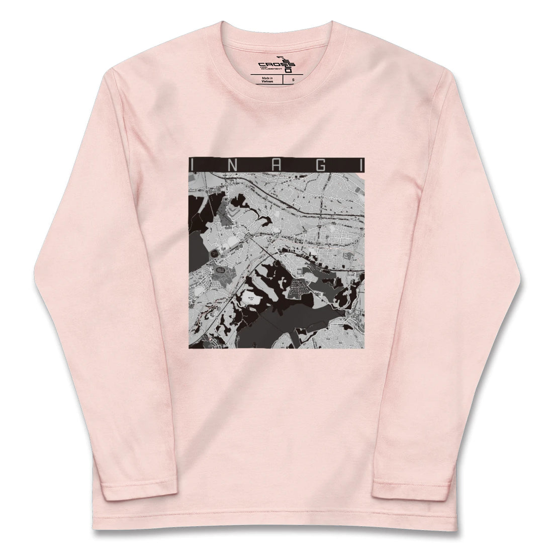 【稲城(東京都)】地図柄ロングスリーブTシャツ