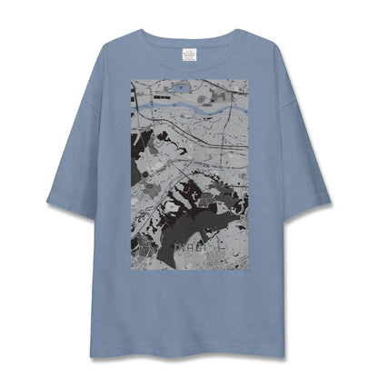 【稲城（東京都）】地図柄ビッグシルエットTシャツ